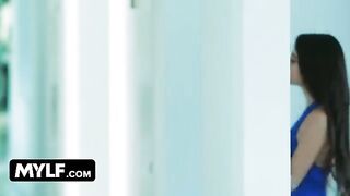 India Summer, the naughty MILF, advises Arielle Faye’s boyfriend on Milfy