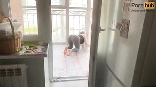 My stepmom was stuck outside and I came to her aid