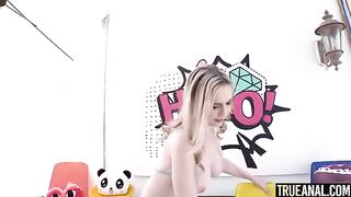 Rebel Rhyder gets her asshole gapped hard in this hot TrueAnal scene