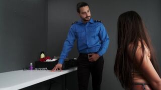 TSA agent found my naughty toys in the bag and took me to his office