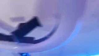 Stepmom washes dishes in sexy underwear, son fucked her hard
