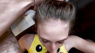 Girl suffering from a nasty virgins disease gets fucked hard