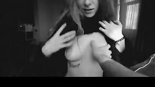 A pretty girl gets a creampie in her mouth with a beautiful ending