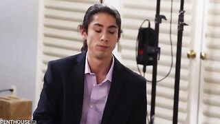 Asian beauty Lulu Chu gets oiled and screwed by a photographer