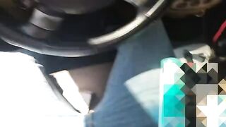 My nosy neighbor caught me jerking off in my car and threatened to tell the residence manager