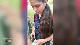 Indian college girl agreed to sex for money in a hotel room with hunter Asia