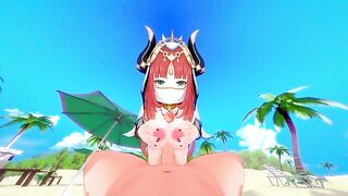 Beautiful girl Nilou has sex in Genshin Impact