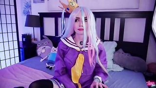 Shiro lost a game of chance and had to pay with her body to the winner