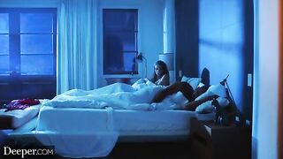 The Goddess Elena Koshka is having a thrilling threesome in an intense scene