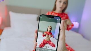 She asked to take photos but they fucked instead