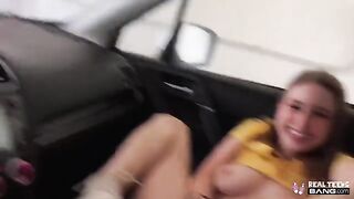 Skinny teen Laney Grey with a nice bubble butt gets fucked hard