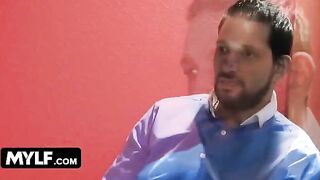 Aubrey Black gets her big tits messed by BBC in front of her husband