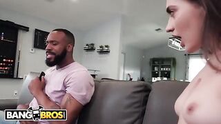 Petite teen Sera Ryder gets overwhelmed by stepdad’s huge BBC