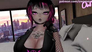 A goth girl named Jess acts like a brat until she is fucked