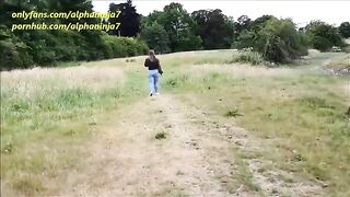 A risk of sex in the park with a brunette, anyone?