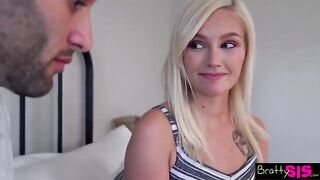 A guy fucked his stepsister and she moaned with pleasure