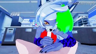 Roxanne Wolf gets fucked by a Five Nights at Freddy’s twist