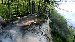 A walk with my Chihuahua around Gdynia Orłowo, real public sex action