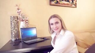 A girl came to her boss to get a raise, but she got something else