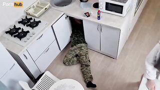 A girl is very angry with her husband, left without money