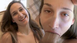 Boring girl Mystic turned into a slut when she saw James' cock