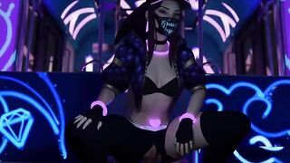 Hentai League of Legends compilation with Ahri and Akali