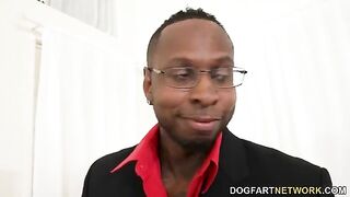 Payton Preslee's wedding turned into a rough interracial threesome with a huge dick