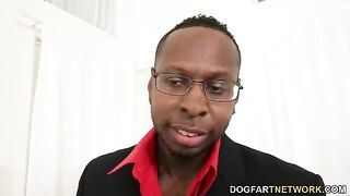 Payton Preslee's wedding turned into a rough interracial threesome with a huge dick