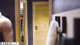 A young ski bunny, inspired by the stunning Vixen channel, has passionate sex in the Alps
