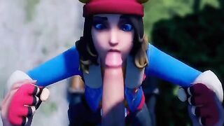 Compilation of blowjobs with Fortnite characters in the hottest scenes