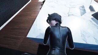 Catwoman Pov in the office is a hot DC Comics parody xxx