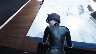 Catwoman Pov in the office is a hot DC Comics parody xxx