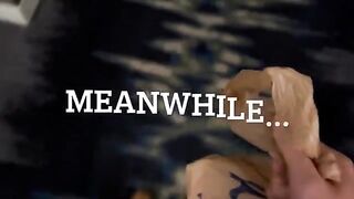 Thick porn star with blue hair begs delivery guy to fuck her in this steamy Casting Curvy scene