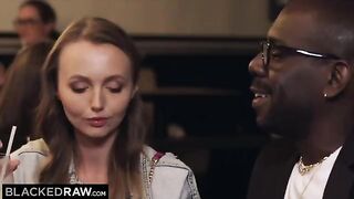 Sweet Sia takes the whole length of Joss' huge BBC in an intense session