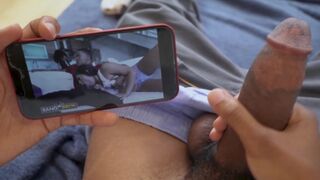 Lil D jacks off to his own porn starring Julz Gotti in a meta twist