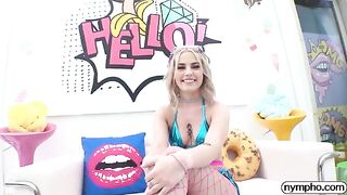 Petite teen nympho Chanel Camryn gets pounded hard