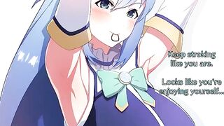 The Worship of Goddess Aqua's Ass, a popular Hentai JOI title