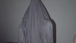 A real ghost scares me in my room and fucks me, big ass zombie Halloween