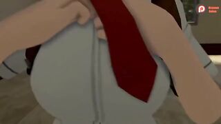 My Hero Academia's Momo and Mineta get steamy in this hot anime scene