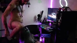 A beautiful gamer girl gets her pussy railed while playing Destiny 2, a testament to the intense passion that can unfold in the most unexpected moments