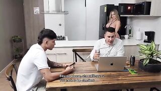 I fucked my stepson right in front of my husband