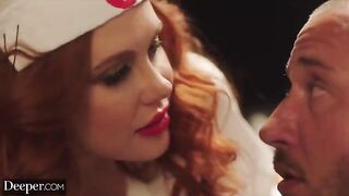 Maitland Ward readies her trap for unsuspecting prey in hardcore action