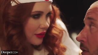 Maitland Ward readies her trap for unsuspecting prey in hardcore action