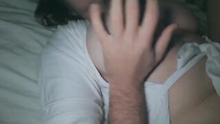 I fucked my wife at night and came on her big ass