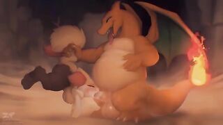 Fire-type Pokémon sex game scene is too hot to handle