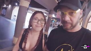 Almost wife fucks like an ex-girlfriend in public bathroom, just like a scene from a movie