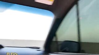 Pervert dude fucked slut in the car parking lot