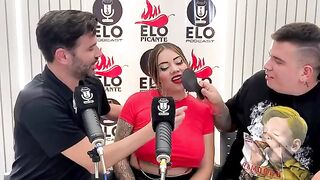 The interview with Elo Podcast ended in a mess and full of cum