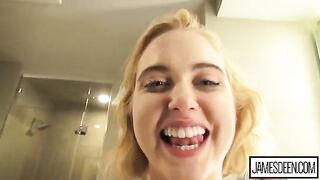 The perfect girl next door gets fucked hard and rough by a huge cock