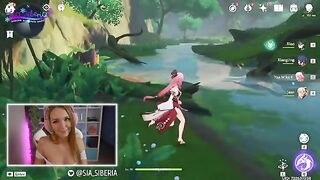 The streamer played a dangerous game with a huge dildo in a Genshin Impact twist